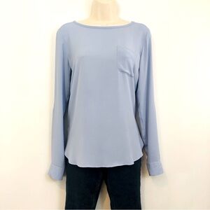 Loft Baby Blue Long Sleeve Top